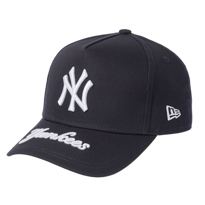 【 海外モデル 】 ニューエラ NEW ERA キャップ メンズ レディース  VISOR HIT 9FORTY AFRAME スナップバック アジャスター ドジャース ヤンキース バイザーヒット 940 MLB 帽子 調節可能 刺繍 ストリート ブルー ネイビー 濃紺 ホワイト