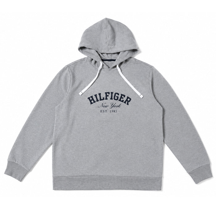 トミーヒルフィガー パーカー メンズ TOMMY HILFIGER フレンチテリー フーディー ロゴ プルオーバー 長袖 薄手 春 秋 USサイズ 09T4499