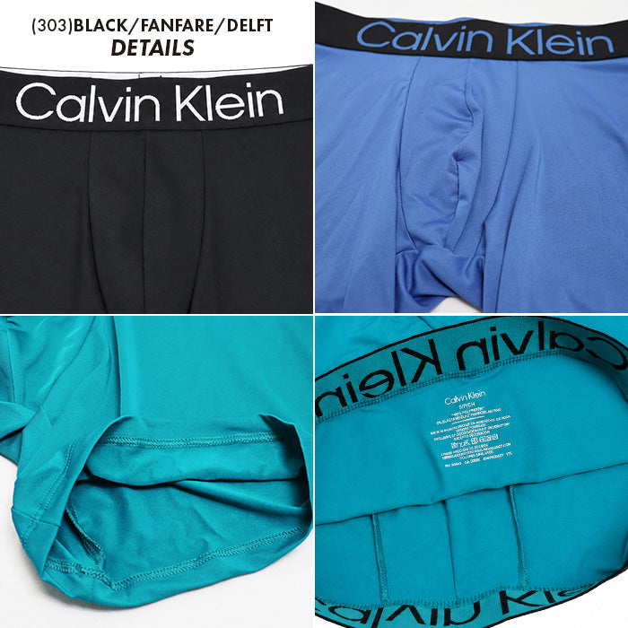 カルバンクライン ボクサーパンツ メンズ 3枚組 Calvin Klein Microfiber Stretch Boxer Brief NP2608O 吸湿速乾 ストレッチ USサイズ