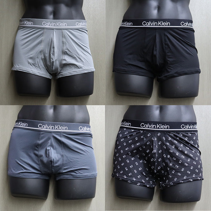 CALVIN KLEIN カルバンクライン｜ローライズ トランクス パンツ 4PK
