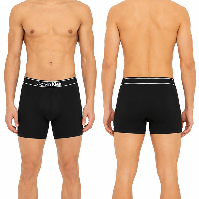 カルバンクライン ボクサーパンツ メンズ 3枚組 Calvin Klein Viscose Blend Boxer Brief NP2830O バンブーレーヨン ストレッチ 前閉じ USサイズ