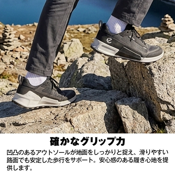 ECCO メンズ 防水 スニーカー BIOM バイオム 軽量 グリップ 歩きやすい 疲れにくい 全天候対応 BIOM 2.1 X MOUNTAIN トレッキング ウォーキング シューズ 雨 雪
