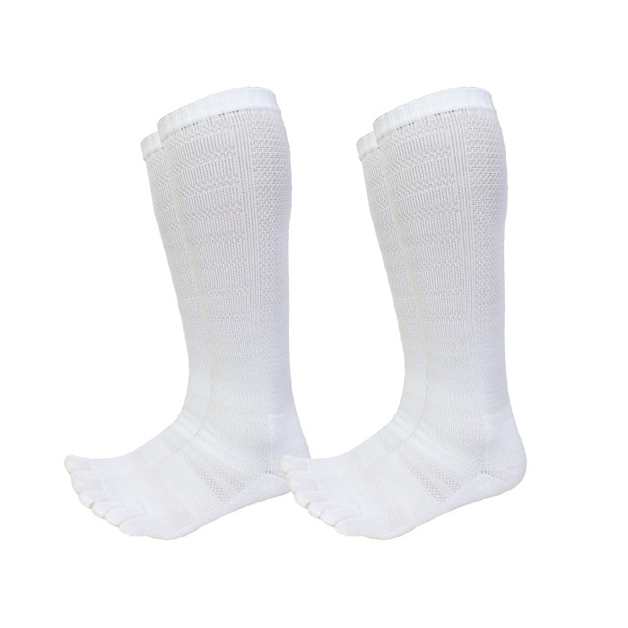 【お得な2足組】ジームード クルー丈 5本指ソックス ベアフット 機能性 靴下 膝下 着圧 吸汗速乾 消臭 サポート 足裏滑り止め スポーツ ビジネス 通学 通勤 シンプル 黒 白 ブラック ホワイト ユニセックス メンズ レディース ジュニア 男女兼用 GMOOD