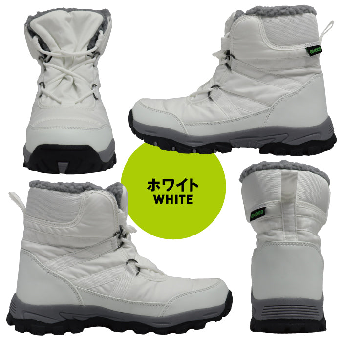 【 全2色 】GMOOD ユニセックス 雪 雨 軽量 ボア ウィンターブーツ あったか シンプル スノーブーツ はっ水 防汚 防水 ジームード おしゃれ レディース メンズ お揃い タウンユース 通勤 通学