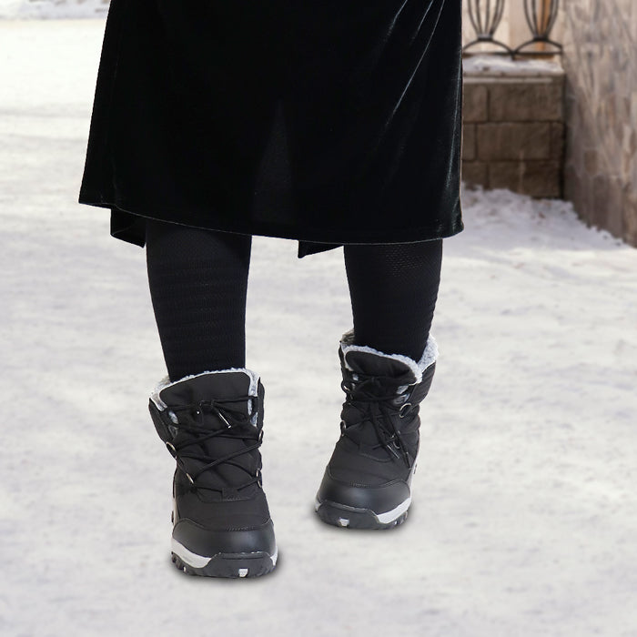 【 全2色 】GMOOD ユニセックス 雪 雨 軽量 ボア ウィンターブーツ あったか シンプル スノーブーツ はっ水 防汚 防水 ジームード おしゃれ レディース メンズ お揃い タウンユース 通勤 通学