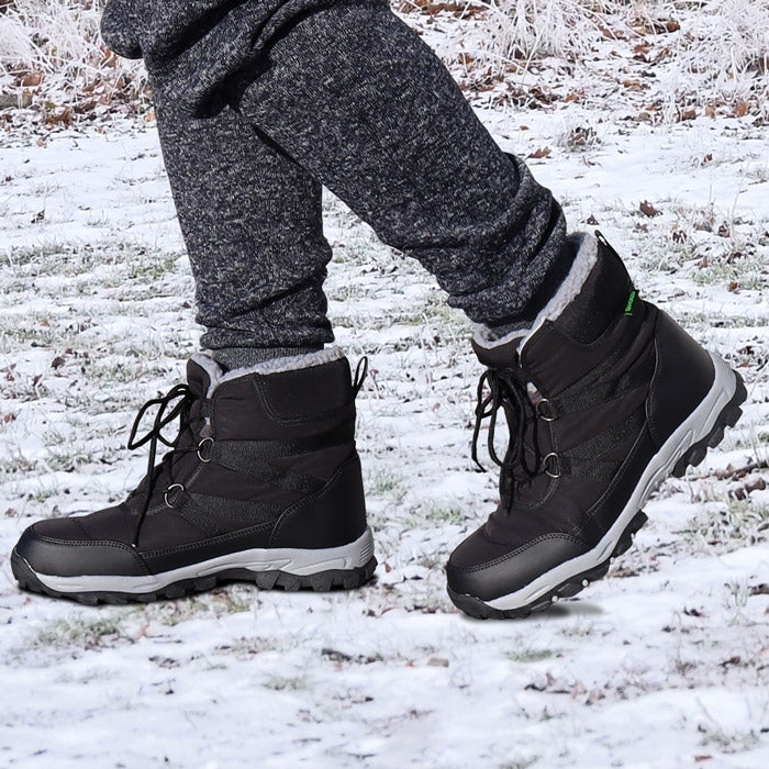 【 全2色 】GMOOD ユニセックス 雪 雨 軽量 ボア ウィンターブーツ あったか シンプル スノーブーツ はっ水 防汚 防水 ジームード おしゃれ レディース メンズ お揃い タウンユース 通勤 通学