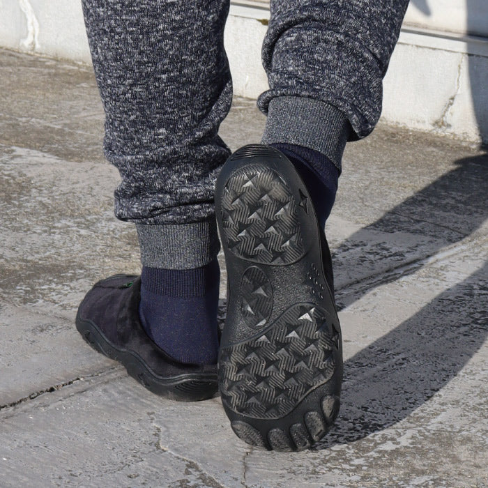 【 全2色 】 ジームード あったか サーモサンダル スリッパ つっかけ ルームシューズ オフィス履き サボ クロッグ ウォーム ウィンター 防寒 シンプル メンズ 男性 紳士 ベロア 起毛 クッション トゥーガード 軽量 秋 冬 散歩 お出掛け ワンマイル GMOOD