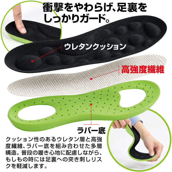 【防災グッズ】防災スリッパ ｜踏み抜き防止・手洗い