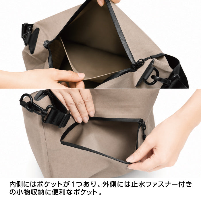 【新製品】 防水ショルダーバッグ 8L A4対応 キャリーオン対応 軽量 ショルダーバッグ タブレット収納 通勤 通学 旅行 自転車 メンズ レディース ユニセックス GMOOD GMB-002