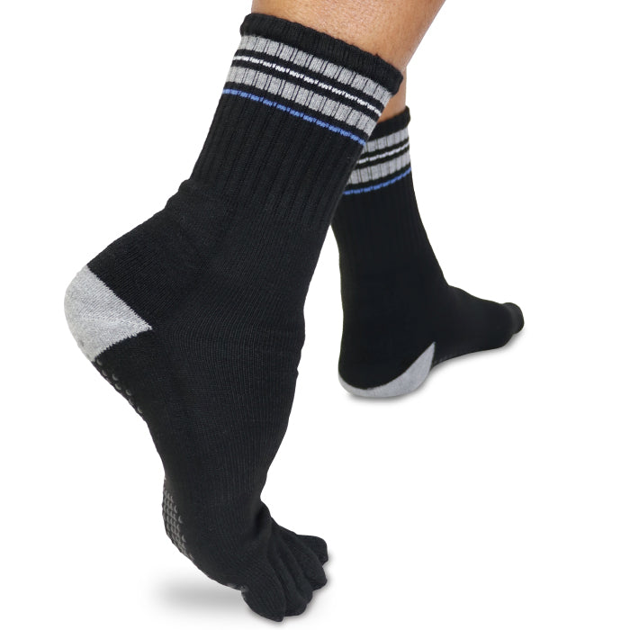 ジームード ミドル丈 5本指ソックス 3足組 3足セット 3P ベアフット 機能性 靴下 吸汗速乾 消臭 サポート 足裏滑り止め スポーツ ビジネス 通学 通勤 シンプル ブラック ホワイト ユニセックス メンズ レディース ジュニア 男女兼用 GMOOD