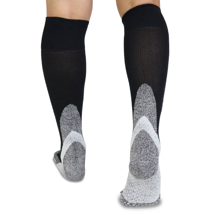 【お得な2足組】あったか 防寒 冬用 ハイソックス 膝下 靴下 サポート 発熱 蓄熱 スキー ビジネス 通勤 通学 メンズ レディース ジュニア 男女兼用 GMOOD ジームード