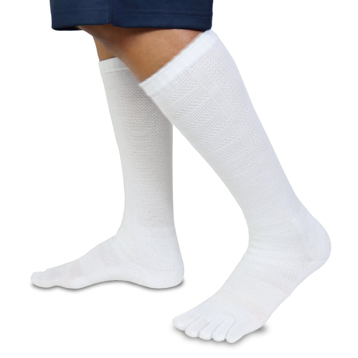 ジームード クルー丈 5本指ソックス ベアフット 機能性 靴下 膝下 着圧 吸汗速乾 消臭 サポート 足裏滑り止め スポーツ ビジネス 通学 通勤 シンプル 黒 白 ブラック ホワイト ユニセックス メンズ レディース ジュニア 男女兼用 GMOOD