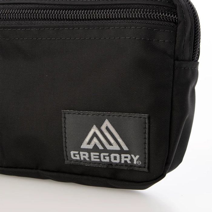 GREGORY CLASSIC HIPMATE L メンズ レディース グレゴリー ヒップメイトL ウェストパック ヒップバッグ 肩掛け サブバッグ アウトドア フェス 旅行 通勤 お出かけ 買い物 レジャー ドライブ 小型 2リットル ユニセックス お揃い 黒 ズーム ブラック