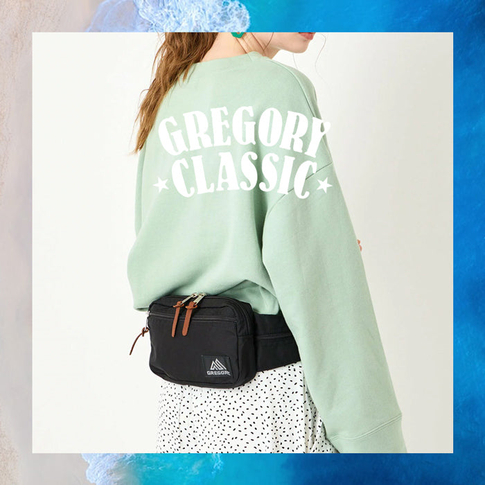 GREGORY CLASSIC HIPMATE L メンズ レディース グレゴリー ヒップメイトL ウェストパック ヒップバッグ 肩掛け サブバッグ アウトドア フェス 旅行 通勤 お出かけ 買い物 レジャー ドライブ 小型 2リットル ユニセックス お揃い 黒 ズーム ブラック