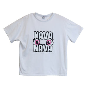 【日本初上陸】ナバナバ クルーネックTEE NAVANAVA カットソー 子供服 男の子 女の子 韓国ブランド ファッション 半袖 Tシャツ 韓流 ストリート 男女兼用 ビックサイズ オーバーサイズ 人気ブランド ダンス おしゃれ かわいい ゆったり 小学生 中学生