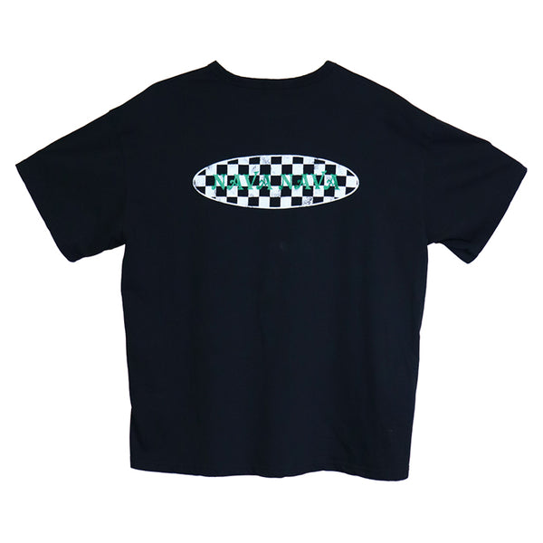 【日本初上陸】ナバナバ 半袖TEE NAVANAVA オーバルロゴ 子供 男子 女子 韓国 Kファッション Tシャツ 韓流 ストリート 男女兼用 ビックシルエット オーバーサイズ 人気 ダンス チェッカー おしゃれ かわいい 小学生 中学生