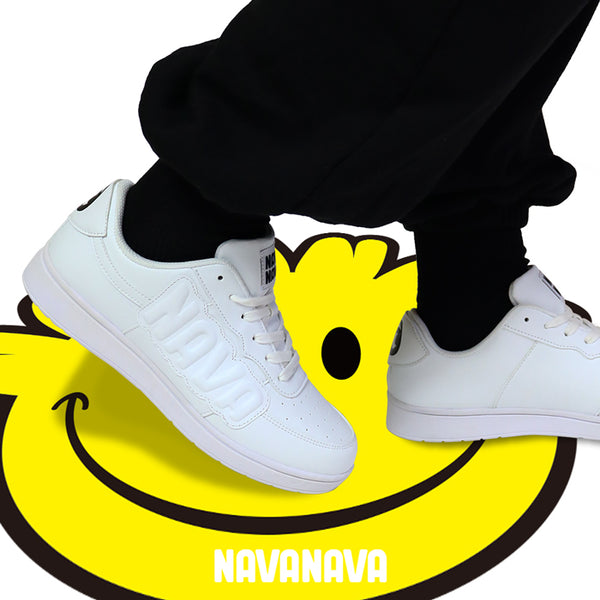 【日本初上陸】韓国 Kファッション NAVANAVA ナバナバ ジュニア ローカット シューズ ニーカー キッズ 子供 韓流 ストリート 男子 女子 レディース カジュアル バスケット コート モノトーン ダンス 小学生 中学生