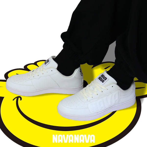 【日本初上陸】韓国 Kファッション NAVANAVA ナバナバ ジュニア ローカット シューズ ニーカー キッズ 子供 韓流 ストリート 男子 女子 レディース カジュアル バスケット コート モノトーン ダンス 小学生 中学生
