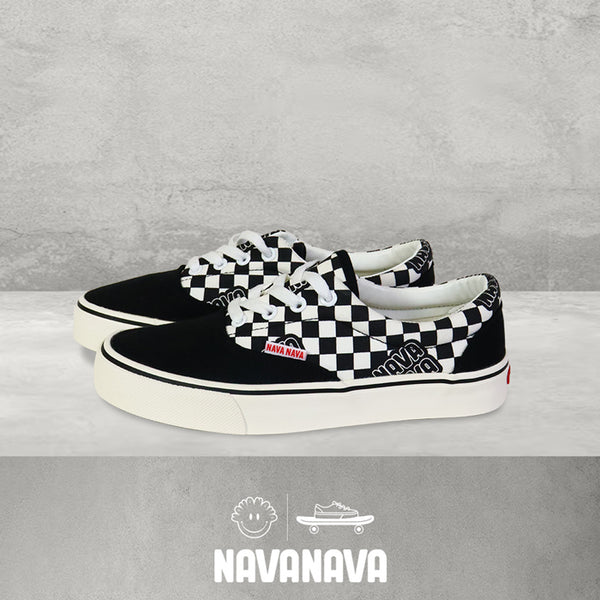 【日本初上陸】韓国 Kファッション NAVANAVA ナバナバ ジュニア レディース スケシュー デッキシューズ ワッフルソール スニーカー キッズ 子供 韓流 ストリート 男子 女子 カジュアル モノトーン SK-8 小学生 中学生