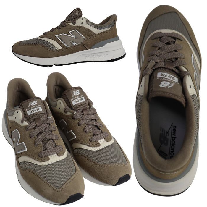 NEW BALANCE メンズ スニーカー ニューバランス 男 女 靴 シューズ スポーツ ブラウン 高級感 おしゃれ 25～29cm 通勤通学 お出かけ