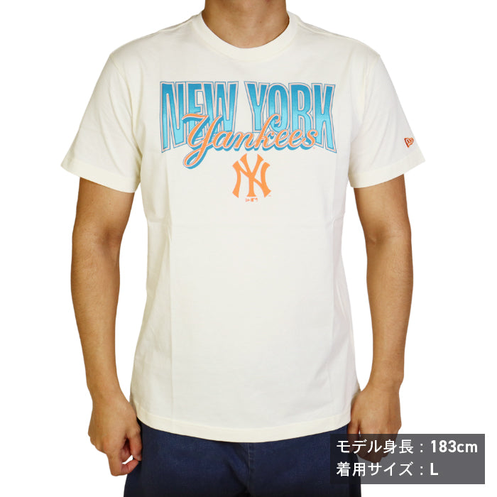 Tシャツ スポーツ 白 ホワイト NEW ERA ニューエラ プレゼント ストリート MLB 男女 ユニセックス かっこいい 屋外 屋内 シンプル おしゃれ