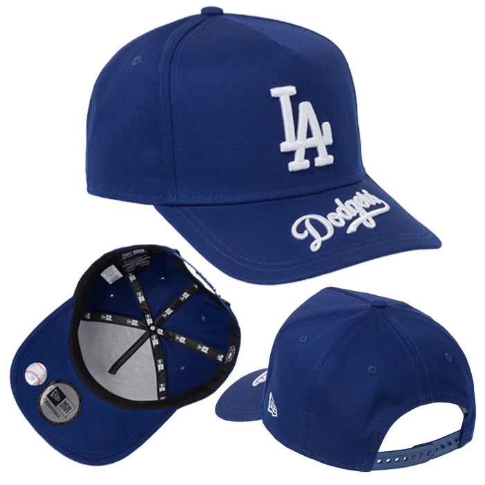 【 海外モデル 】 ニューエラ NEW ERA キャップ メンズ レディース  VISOR HIT 9FORTY AFRAME スナップバック アジャスター ドジャース ヤンキース バイザーヒット 940 MLB 帽子 調節可能 刺繍 ストリート ブルー ネイビー 濃紺 ホワイト