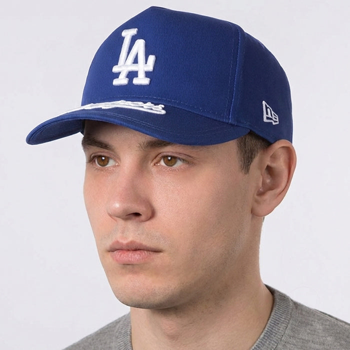 【 海外モデル 】 ニューエラ NEW ERA キャップ メンズ レディース  VISOR HIT 9FORTY AFRAME スナップバック アジャスター ドジャース ヤンキース バイザーヒット 940 MLB 帽子 調節可能 刺繍 ストリート ブルー ネイビー 濃紺 ホワイト