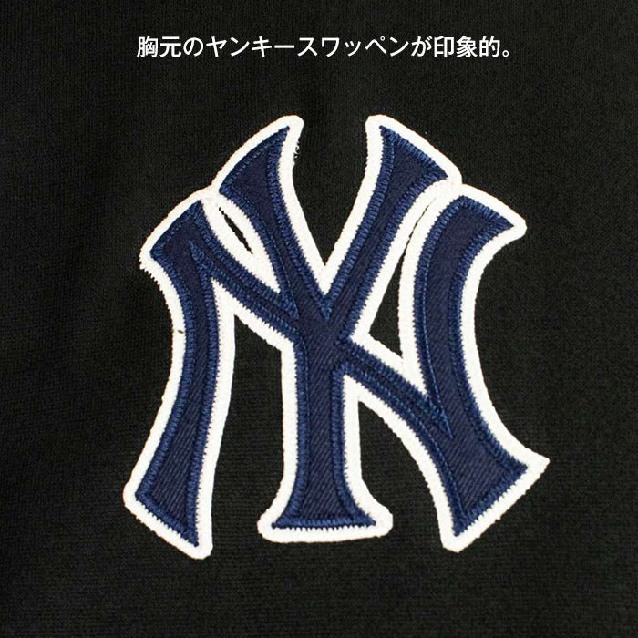 【海外モデル】 ニューエラ NEW ERA ボンバージャケット スタジアムジャンパー スタジャン メンズ BOMBER JCKT JACKET 大きいサイズ ヤンキース MLB 刺繍 ストリート ブラック 黒 オフホワイト 白 男性 紳士
