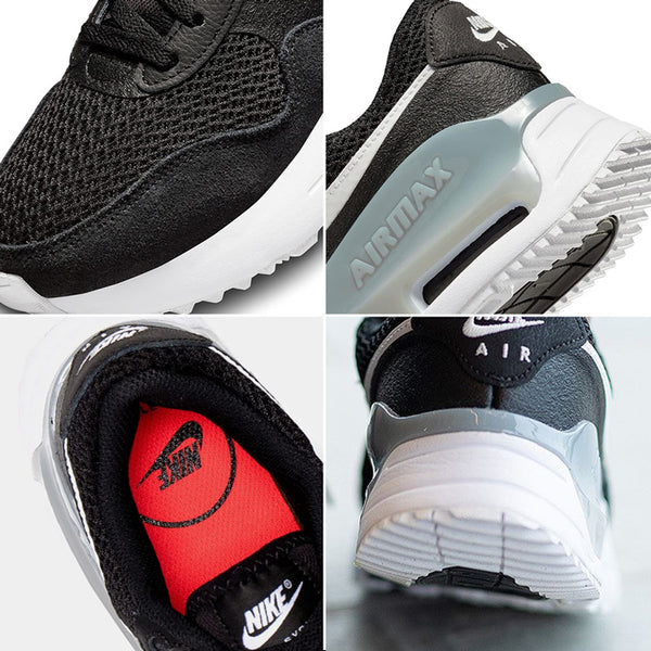 ナイキ W NIKE AIR MAX SYSTM レディース スポーツ スニーカー 軽量 靴 エアMAX DM9538 スタイリッシュ 人気 かわいい 黒靴 シューズ ランニング