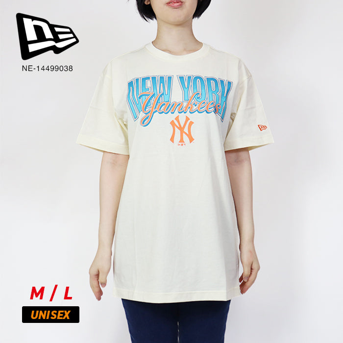 Tシャツ スポーツ 白 ホワイト NEW ERA ニューエラ プレゼント ストリート MLB 男女 ユニセックス かっこいい 屋外 屋内 シンプル おしゃれ