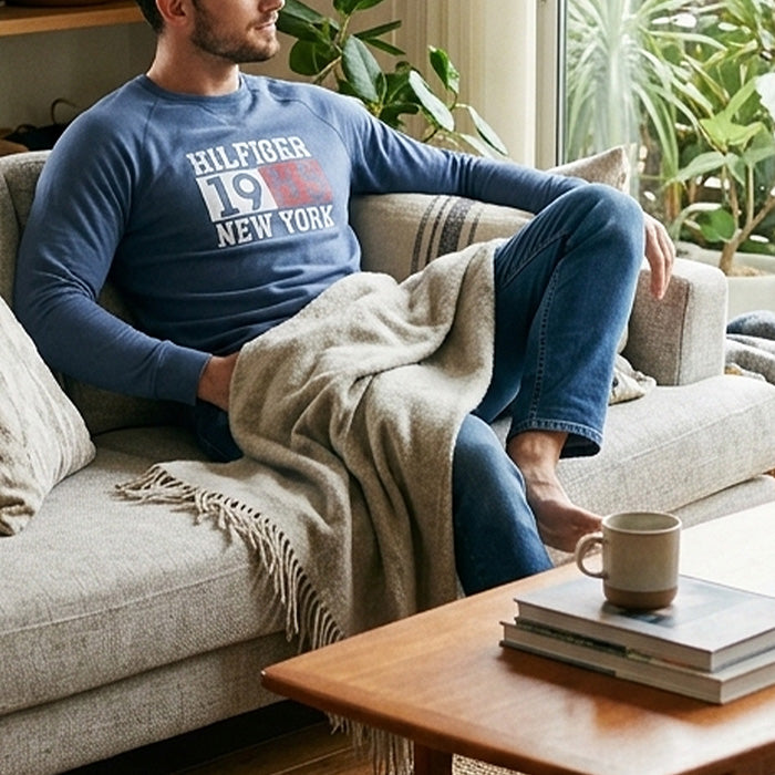 TOMMY HILFIGER トミーヒルフィガー メンズ 裏起毛スウェット
