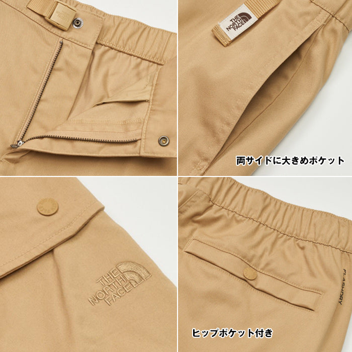 【全2色】ノースフェイス THE NORTH FACE メンズ カーゴパンツ ワークパンツ UPF 日焼け止め アウトドア キャンプ 仕事着 吸水 速乾 ドライ ブラック カーキ 黒 NF0A81SL