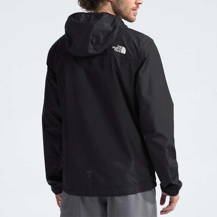 ノースフェイス メンズ ジャケット THE NORTH FACE アウター ブラック 黒 軽量 ウィンドジャケット フード ランニング リフレクター アウトドア 山登り キャンプ NF0A83TM HIGHER RUN WIND JACKET