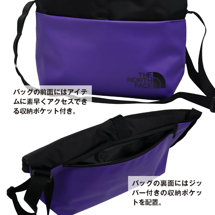 ノースフェイス ベースキャンプメッセンジャーバッグ ユニセックス BASE CAMP MESSAGE BAG THE NORTH FACE NF0A8B21 容量9.4L 日常使い 旅行 お出かけ フェス アウトドア スポーツ 男女兼用 メンズ レディース