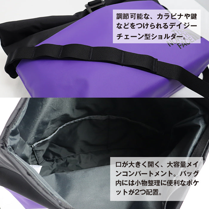 ノースフェイス ベースキャンプメッセンジャーバッグ ユニセックス BASE CAMP MESSAGE BAG THE NORTH FACE NF0A8B21 容量9.4L 日常使い 旅行 お出かけ フェス アウトドア スポーツ 男女兼用 メンズ レディース