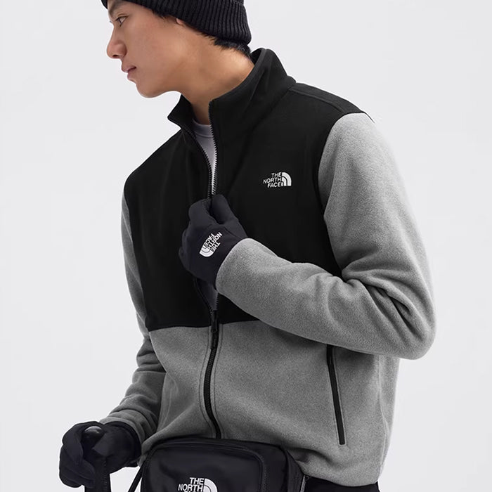 メンズ THE NORTH FACE ノースフェイス 軽量 保温 速乾 柔らかい 暖か TKA100 マイクロフリース ジャケット THE NORTH FACE M GLACIER FLEECE COLORBLOCKED JACKET NF0A8FJ3 トップス アウター インナー カジュアル アウトドア