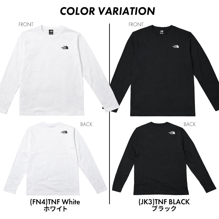 メンズ ユニセックス THE NORTH FACE ノースフェイス 長袖 Tシャツ ロンT リラックスフィット コットン ESSENTIAL SMALL LOGO RELAXED LS TEE NF0A8GX5 トップス カジュアル アウトドア