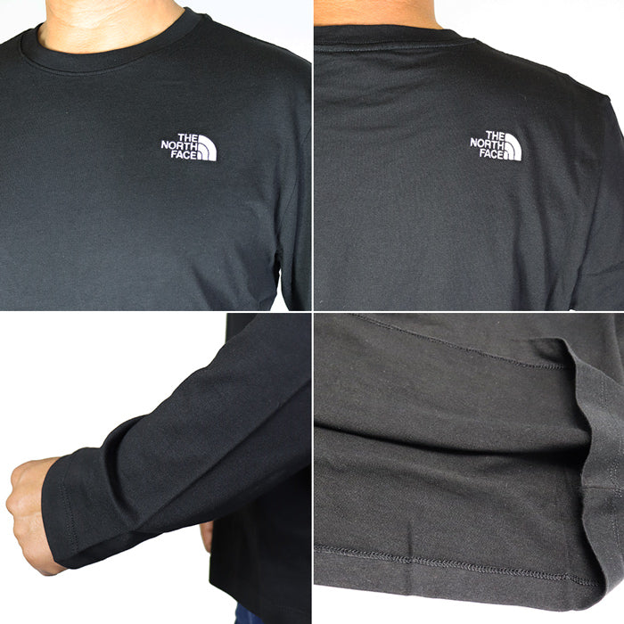 メンズ ユニセックス THE NORTH FACE ノースフェイス 長袖 Tシャツ ロンT リラックスフィット コットン ESSENTIAL SMALL LOGO RELAXED LS TEE NF0A8GX5 トップス カジュアル アウトドア
