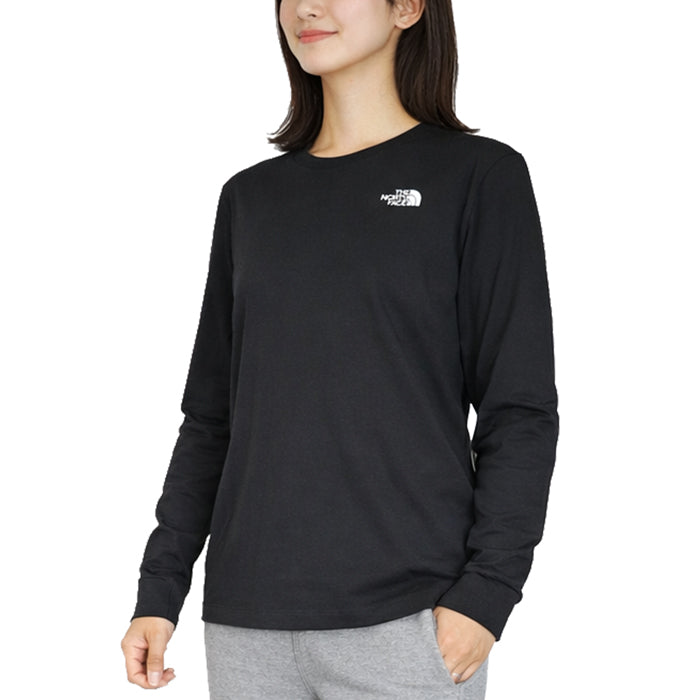 メンズ ユニセックス THE NORTH FACE ノースフェイス 長袖 Tシャツ ロンT リラックスフィット コットン ESSENTIAL SMALL LOGO RELAXED LS TEE NF0A8GX5 トップス カジュアル アウトドア