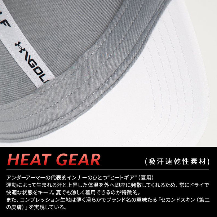 【希少品!!】アンダーアーマー ハプナ・ゴルフコース 限定モデル キャップ アンダーアーマー（UNDER ARMOUR） キャップ（名入れ刺しゅう入り）