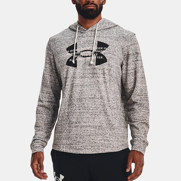 【全2色】メンズ アンダーアーマー UNDER ARMOUR UA ロゴフーディー 1373382 柄 トレーニングウエア スウェットパーカー 裏毛 フレンチテリー メランジ