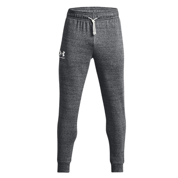 【全2色】メンズ アンダーアーマー スウェット パンツ UNDER ARMOUR ライバルテリー ジョガーパンツ ボトムス 裏毛 パイル生地 リブ 運動 バスケ ランニング ジム トレーニング 防寒 コットン ペアルック ブラック グレー シンプル おしゃれ 人気 動きやすい