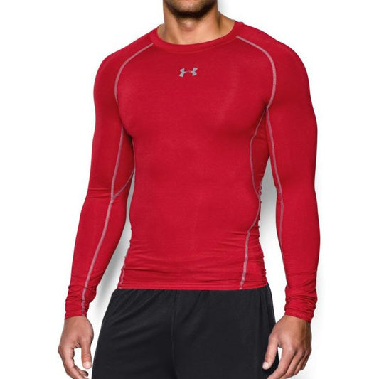 アンダーアーマー メンズ長袖ヒートギアコンプレッションシャツ レッド UNDER ARMOUR HG LS COMP 1257471-600 RED