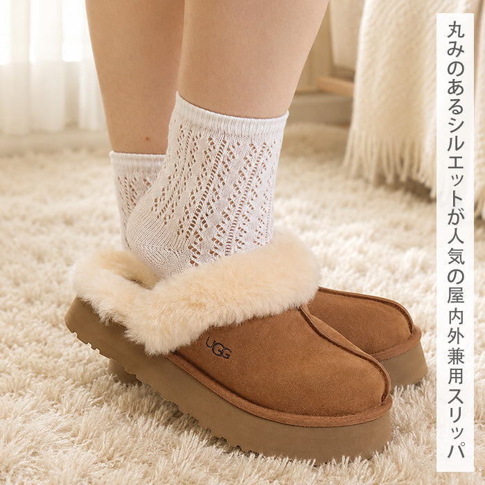 UGG アグ｜レディース  ボア スリッポン