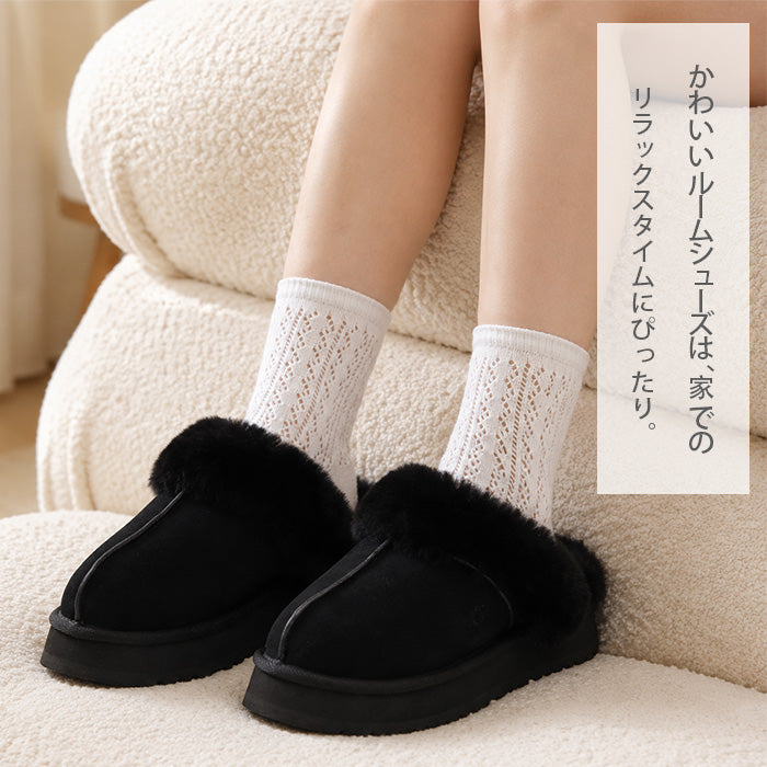 UGG アグ｜レディース  ボア スリッポン