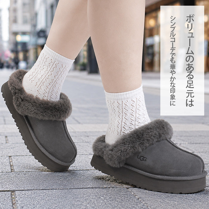 UGG アグ｜レディース  ボア スリッポン
