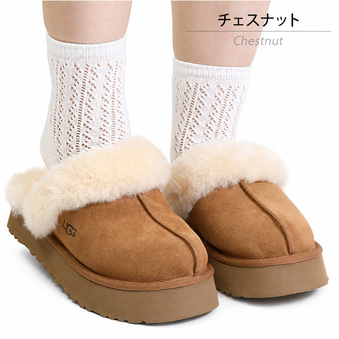 UGG アグ｜レディース  ボア スリッポン