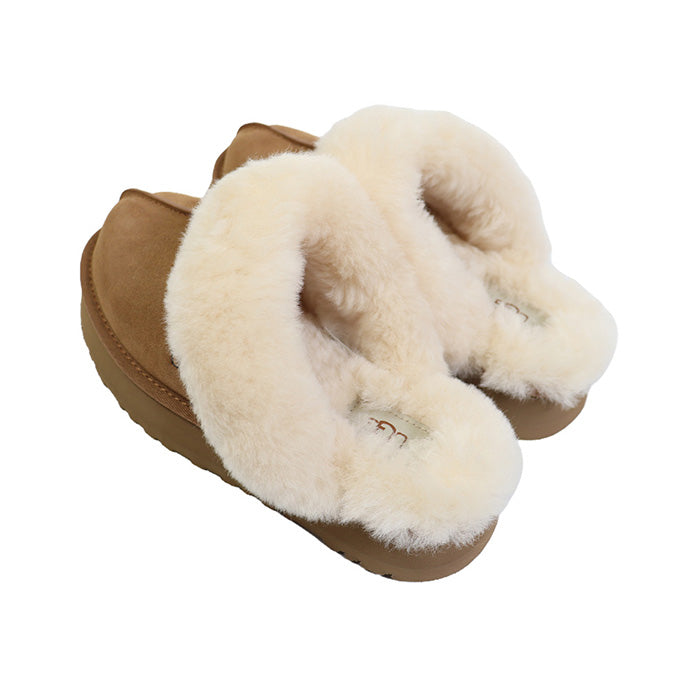 UGG アグ｜レディース  ボア スリッポン
