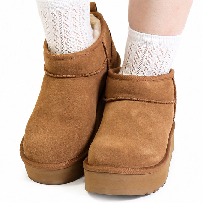 UGG アグ｜ レディース ボア ムートンブーツ