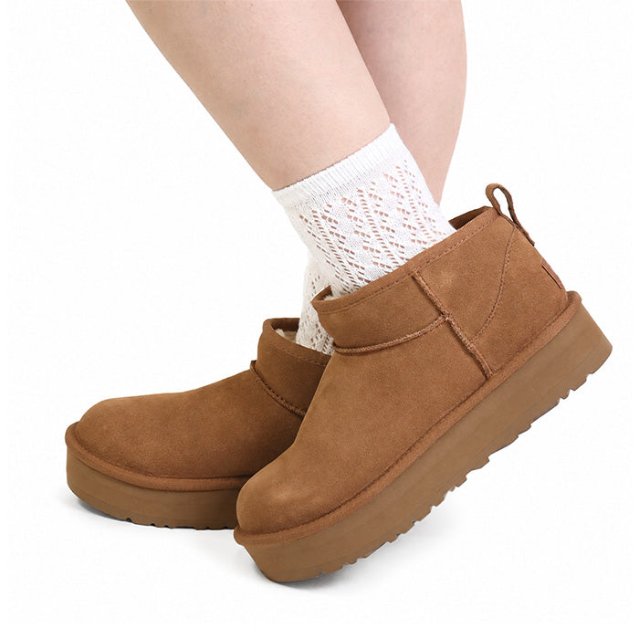 UGG アグ｜ レディース ボア ムートンブーツ